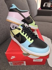 Nike Dunk Low Free 98 Black Yellow Blue pink Multi Brand New GS Size 7