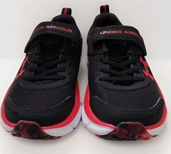 NEW Under Armour Charged Assert 8 Sneakers Size 13K UA Shoes Black Red Running