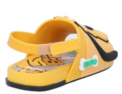 Mini Melissa Yellow Pluto Kids Rubber Sandals Shoes Disney size 6 or 7