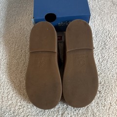 Stride Rite SR Mara Leather Mary Jane Dress Shoes Brown Buckle Round Toe 9.5W