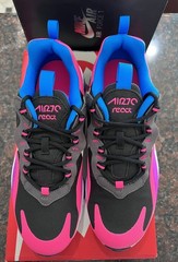 GS) – Nike Air Max 270 React Low Hyper Pink-size 6:5Y- BQ0101 001