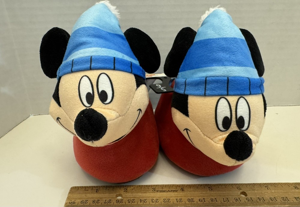 Disney Junior Mickey Mouse Toddler 5-6 Sock Top Slipper Slip Resistant