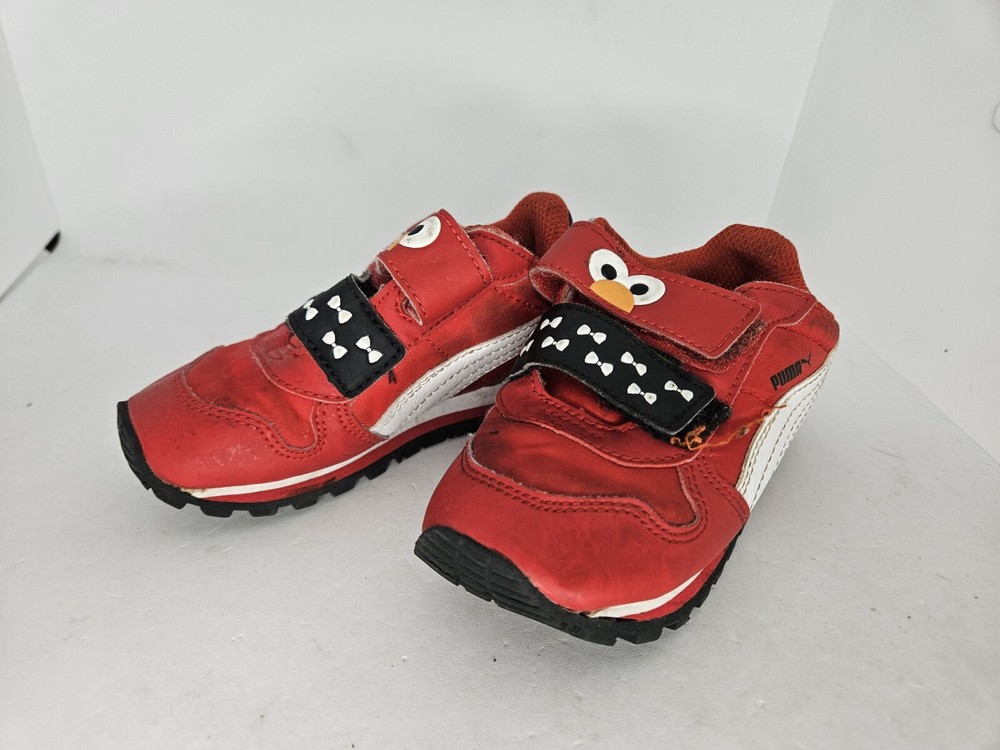 Puma Sesame Street ST Runner Elmo Hoc V Inf Running Shoes 8C ELMO Used Condition