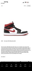 2021 Air Jordan 1 Mid ‚Black Gym Red‘
