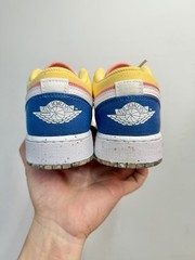 Nike Air Jordan 1 Low SE GS Multi Canvas DV1323-100 Kid’s Size 5.5Y