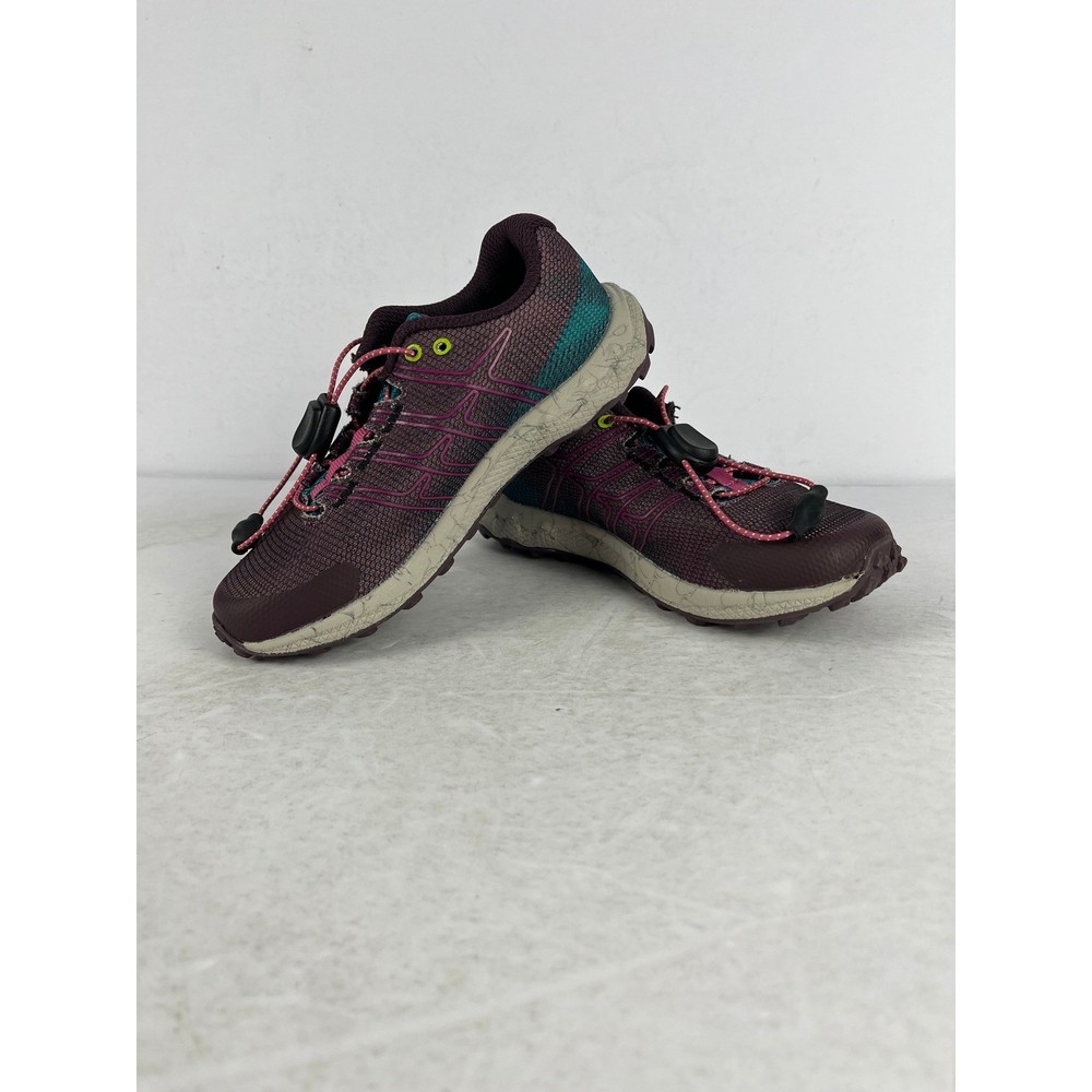 Merrell Moab Flight Trail Running Shoes Youth 11M Purple Toggle Lace
