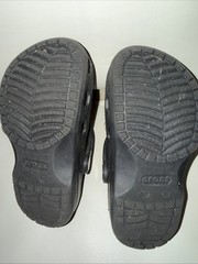 Crocs Classic Black Clogs C10 W/ Pokémon Jibbitz