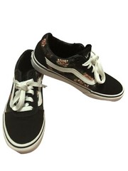 Vans Off the Wall Ward Old Skool Flowers & Checks. Size 3 Missy Youth