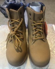 Wonder Nation Tucker Boot Kids Size 3 Wheat Lace-Up Ankle Memory Foam Boots