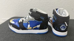Sonic the Hedgehog Kids High Top Sneakers Lace Up Strap Blue/Black/White 13