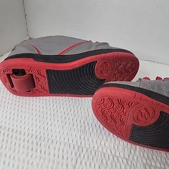 Heelys Propel 2.0 Skate Shoes Red Grey Black Size Youth 6 No Tool