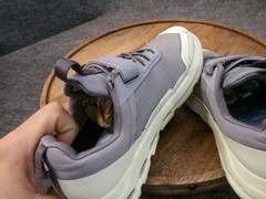 On Cloudhero Waterproof Kids Size 3 US Running Shoes Mist/Aloe Gray Slip On