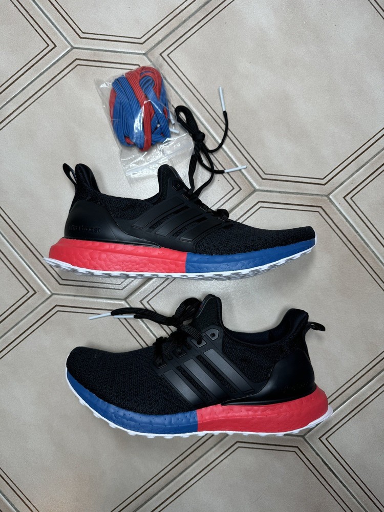 Adidas Original Ultraboost DNA Split Red Blue Black Youth 5