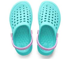 Joybees Kids Active Clog – Durable & Comfortable Sandal – Island Aqua/Lavender