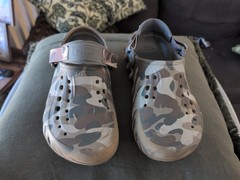 Crocs Echo Camo Redux Clog Junior Size 6