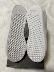 Adidas Advantage Base 2.0 CF C White Green Kids Sneakers Shoes IE9019 Size 1