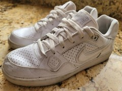 NIKE SON OF FORCE Low Top (Sz. 7Y) -[615153 103]- All WHITE Air Force Ones
