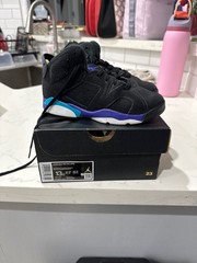 Jordan 6 Retro (PS) ‚Aqua‘ Black/Bright Concord-Aquatone Size 13c