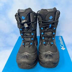 COLUMBIA Youth BOOTS BUGABOOT PLUS IV OMNI HEAT SIZE 1 BY5955-010 BLACK BLUE
