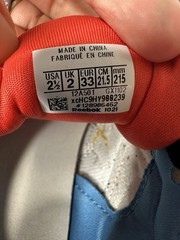 Reebok CL LTHR Junior Youth US Size 2,5 GX1099 Multicolored