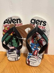 Size 13C/1Y – HAVAIANAS Marvel Heroes Flip Flop Sandals