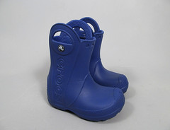 Crocs Kids Handle It Rain Boots Blue 12803 Size C7 Toddler 7 Rubber Boots