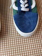 Vans Off The Wall YOUTH Lace Up Multicolor SkateboardShoes 500714 Size 3 US*READ