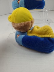 Bob the Builder Boy’s Slippers Size 7-8 Buster Brown Vintage Cartoon TV Y2k