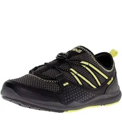Teva Scamper Sneaker/Water Shoe, Black/Grey/Lime, Kid Size 12, NEW IN BOX