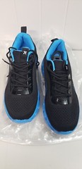 Black And Blue Childrens Sneekers Size 5