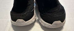 Under Armour Assert 9 AC Youth Running Shoes Sz 8K Black Hook & Loop Sports
