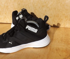 Size 4Y PUMA – Juniors Contempt Demi Fitness SHOES – Black/White
