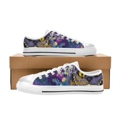 Alice in Wonderland Custom Canvas Sneakers High Top Shoes For Kids