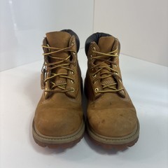 Timberland Youth 1M Waterproof Classic Brown Leather Boots 12709