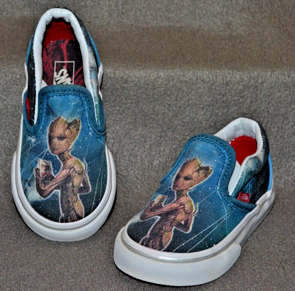 Vans Marvel Guardians Of The Galaxy Groot Toddler Size 5 FAST SHIPPING!