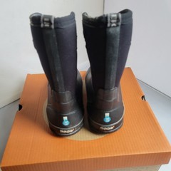 Bogs Kids Neoclassic Solid Waterproof Insulated Boots Youth Size 5 Black Durable