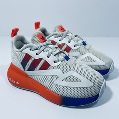 Adidas ZX 2K Boost ‚White Solar Red Blue‘ Toddler Baby Boys Size 7K FV9996
