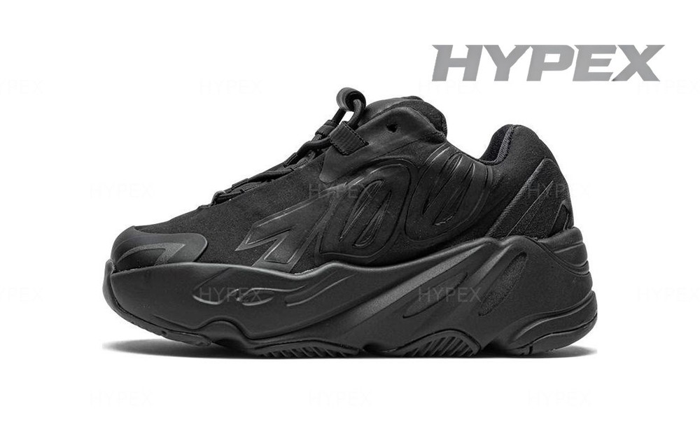 Adidas Yeezy Boost 700 MNVN Infants ‚Triple Black‘ Kids FY4392 New Size