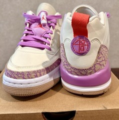 Nike Jordan Spizike Low GS Pale Ivory Vivid Purple HJ7824-106 Youth 5Y Women 6.5