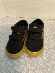 Vans X Harry Potter Old Skool V Golden Snitch Us Toddler 6.5 Shoe