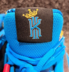 Nike Kyrie 8 GO Size 7Y Black Blue Tour with Yellow – Bright Play Design