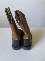 Cody James 2D Ryder Cowboy Boots Square Toe Brown Western