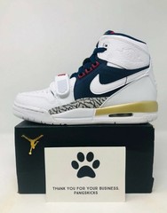 Nike Air Jordan Legacy 312 ‚Olympic‘ AT4040-101 GS Size 7Y = Women’s 8.5