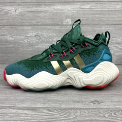 Adidas Trae Young 3 Shoes ’96 Olympics‘ Basketball Green White Kids Size 3.5
