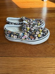 Vans Peanuts Charlie Brown Snoopy Slip-on Kids Shoe Size 10.5