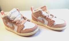 Nike Air Jordan1 Mid SE (TD) Legend Pink size 10C Toddlers Kids FN7537-161