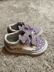 Vans Leopard Cheetah Print Low Toddler Size 5