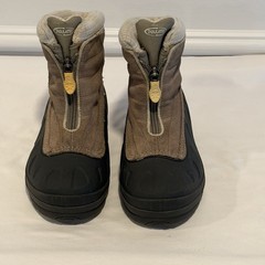 Columbia Arctic Ascent Insulated Winter Boots Sze 12 Kids Brown Black Waterproof