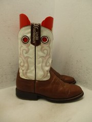 ANDERSON BEAN BOOTS Brown Square Toe Boots Youth Kids size 3 Style 1022
