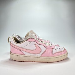 Nike Courth Borough Low 2 SE White Pink Lifestyle Shoes DV5456-105 Youth Size 7Y
